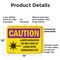 Signmission Radiation & Laser Sign, 10 in H x 14 in W, Plastic, Rectangle OS-2PACK-CR-P-1014-L-10146 - alternate 6